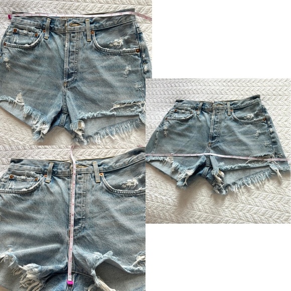 AGOLDE PARKER VINTAGE CUT OFF SHORT IN SWAPMEET Size 26 - Picture 13 of 15